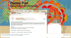 Desktop Screenshot of paxsonpost.wordpress.com