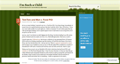 Desktop Screenshot of imsuchachild.wordpress.com