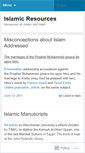 Mobile Screenshot of islamicresources1.wordpress.com