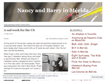 Tablet Screenshot of nancyandbarry.wordpress.com