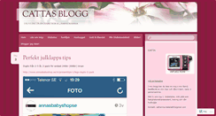 Desktop Screenshot of cattasblogg.wordpress.com
