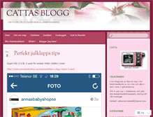 Tablet Screenshot of cattasblogg.wordpress.com