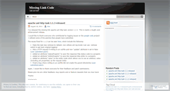 Desktop Screenshot of missinglinkcode.wordpress.com