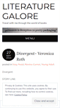 Mobile Screenshot of literaturegalore.wordpress.com