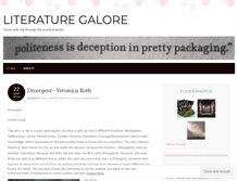 Tablet Screenshot of literaturegalore.wordpress.com