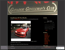 Tablet Screenshot of ganadorgentlemensclub.wordpress.com