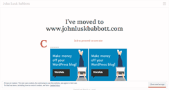 Desktop Screenshot of johnbabbott.wordpress.com