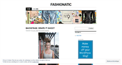 Desktop Screenshot of fashionatic.wordpress.com