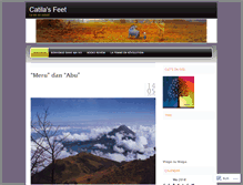 Tablet Screenshot of catilafeet.wordpress.com