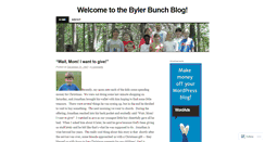 Desktop Screenshot of bylerbunch.wordpress.com