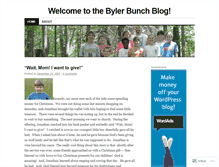 Tablet Screenshot of bylerbunch.wordpress.com