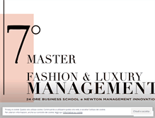 Tablet Screenshot of masterluxuryfashionmanagement.wordpress.com