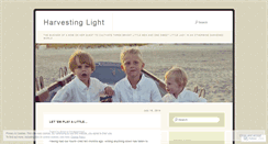 Desktop Screenshot of harvestinglight.wordpress.com