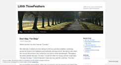 Desktop Screenshot of lillith3feathers.wordpress.com
