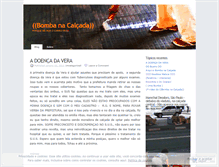 Tablet Screenshot of bombanacalcada.wordpress.com