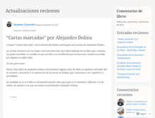 Tablet Screenshot of comentariodelibros.wordpress.com