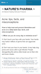 Mobile Screenshot of naturespharma.wordpress.com