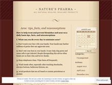 Tablet Screenshot of naturespharma.wordpress.com