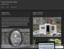 Tablet Screenshot of fromthefarfield.wordpress.com
