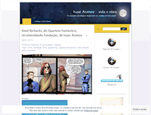 Tablet Screenshot of isaacasimov.wordpress.com