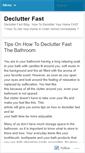 Mobile Screenshot of declutterfast.wordpress.com