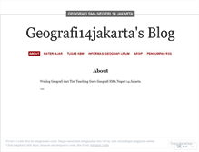 Tablet Screenshot of geografi14jkt.wordpress.com
