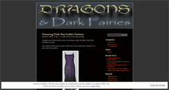 Desktop Screenshot of dragonsanddarkfairies.wordpress.com