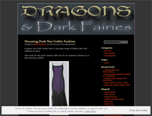 Tablet Screenshot of dragonsanddarkfairies.wordpress.com