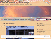 Tablet Screenshot of elliotcudmore.wordpress.com