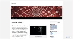Desktop Screenshot of blimee.wordpress.com
