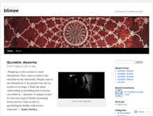 Tablet Screenshot of blimee.wordpress.com