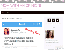 Tablet Screenshot of momwithanopinion.wordpress.com