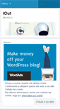 Mobile Screenshot of iout.wordpress.com