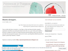 Tablet Screenshot of pimientosytomates.wordpress.com