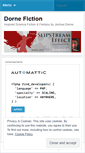 Mobile Screenshot of dornefiction.wordpress.com