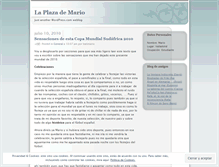 Tablet Screenshot of laplazademario.wordpress.com
