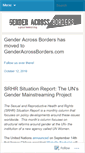 Mobile Screenshot of genderacrossborders.wordpress.com