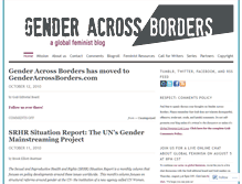 Tablet Screenshot of genderacrossborders.wordpress.com