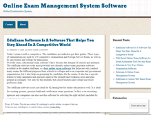 Tablet Screenshot of eduexam.wordpress.com