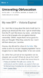 Mobile Screenshot of obfuscation.wordpress.com