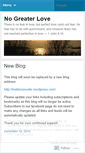 Mobile Screenshot of nogr8erlove.wordpress.com