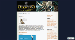 Desktop Screenshot of devacurseinenglish.wordpress.com