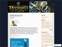 Tablet Screenshot of devacurseinenglish.wordpress.com