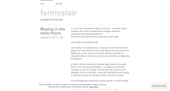 Desktop Screenshot of fenricslair.wordpress.com