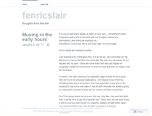 Tablet Screenshot of fenricslair.wordpress.com