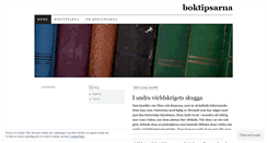 Desktop Screenshot of boktipsarna.wordpress.com