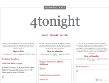 Tablet Screenshot of 4tonight.wordpress.com