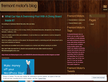 Tablet Screenshot of fremontmotors.wordpress.com
