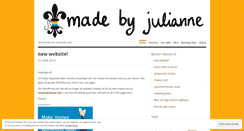 Desktop Screenshot of madebyjulianne.wordpress.com