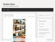Tablet Screenshot of finditwithus.wordpress.com